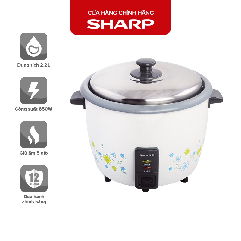 Nồi Cơm Điện Sharp KSH-228SNV 2.2L