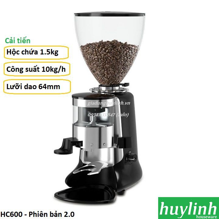  Máy xay cà phê chuyên nghiệp Heycafe HC600 phiên bản 2.0