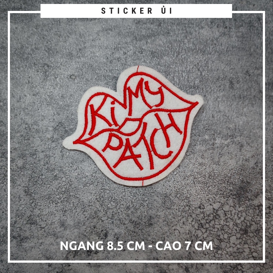 Sticker ủi áo Cao cấp - CÓ SẴN KEO ỦI - sticker vải dùng làm miếng vá áo, phụ kiện trang trí quần áo, balo, giày, nón