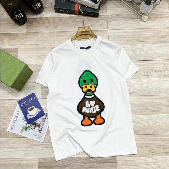 ÁO Thun Unisex Tay Lỡ , Áo Phông Tay Ngắn Oversize In Hình Chú Vịt Siêu Phẩm 2022 Được Nhiều Người Săn Đón