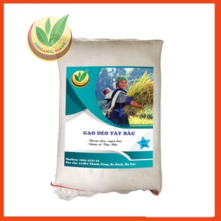 Gạo Gạo Tây Bắc thơm ngon, sạch, gạo mới, cơm deo, bao 10kg