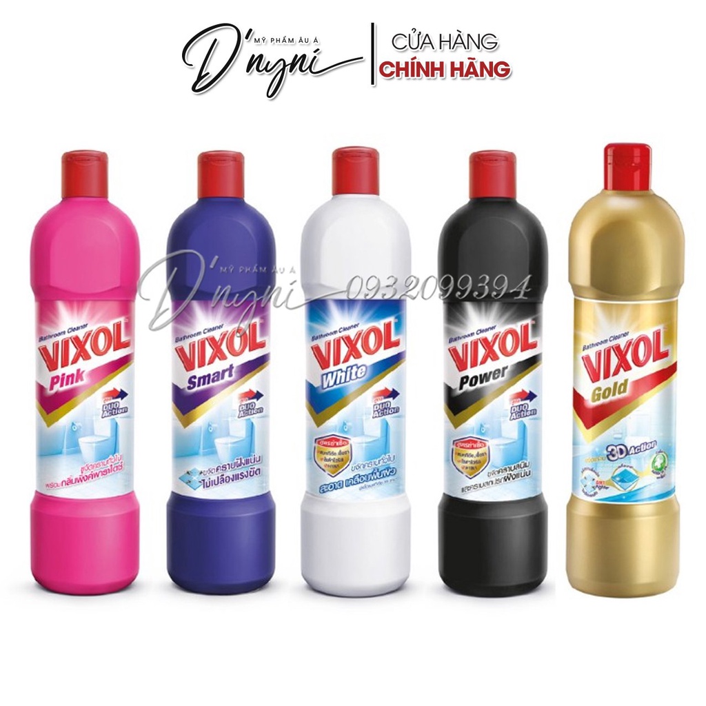 Dung Dịch Nước Tẩy Bồn Cầu Toilet Nhà Vệ Sinh VIXOL 900mL Thái Lan
