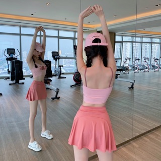 Set áo váy thể thao Ulzzang (sẵn)
