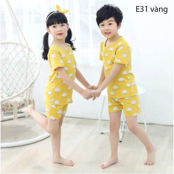 Set bộ quần áo cộc tay cho bé trai bé gái (từ 1 - 8 tuổi) VEMZKIDS