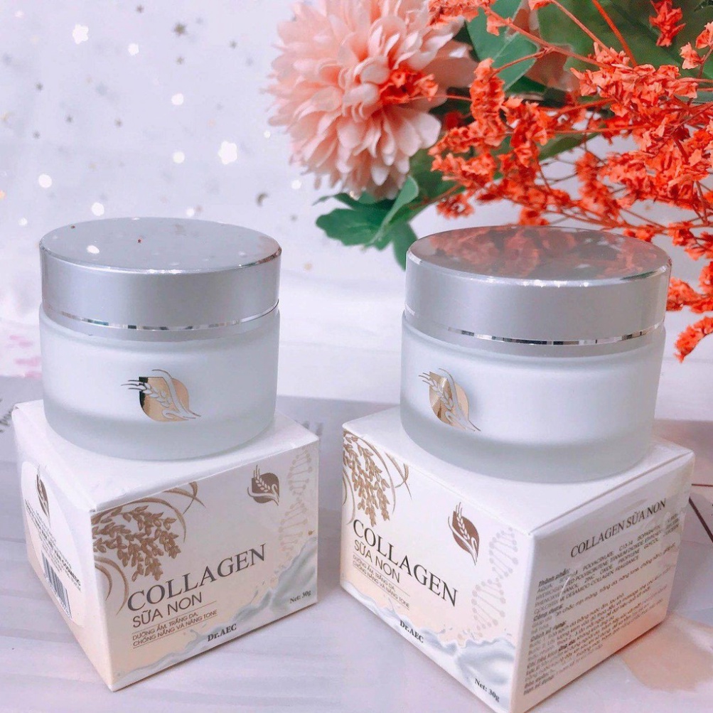 Kem Face Collagen Sữa Non Thâm Nám Trắng Da Femmiu 30 gr Chính Hãng Tặng Mặt Nạ