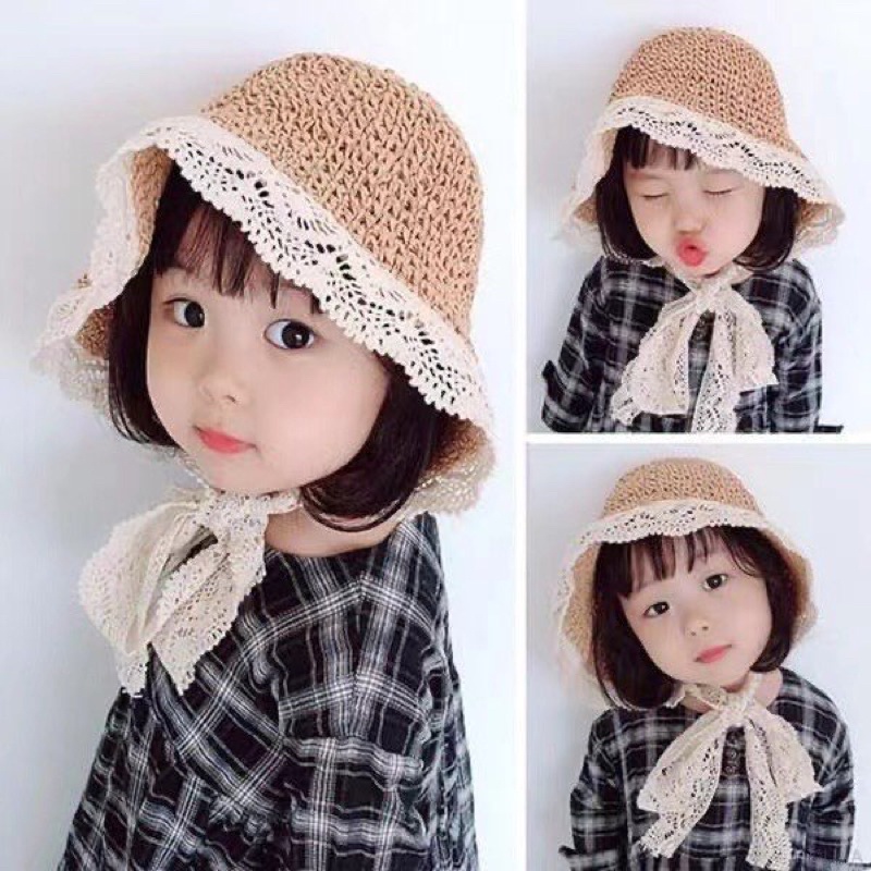 Nón cối cho bé dễ thương có rên