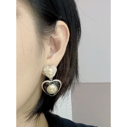 Khuyên tai tráng men tráng men phong cách Xiaoxiang độc đáo mới 2022