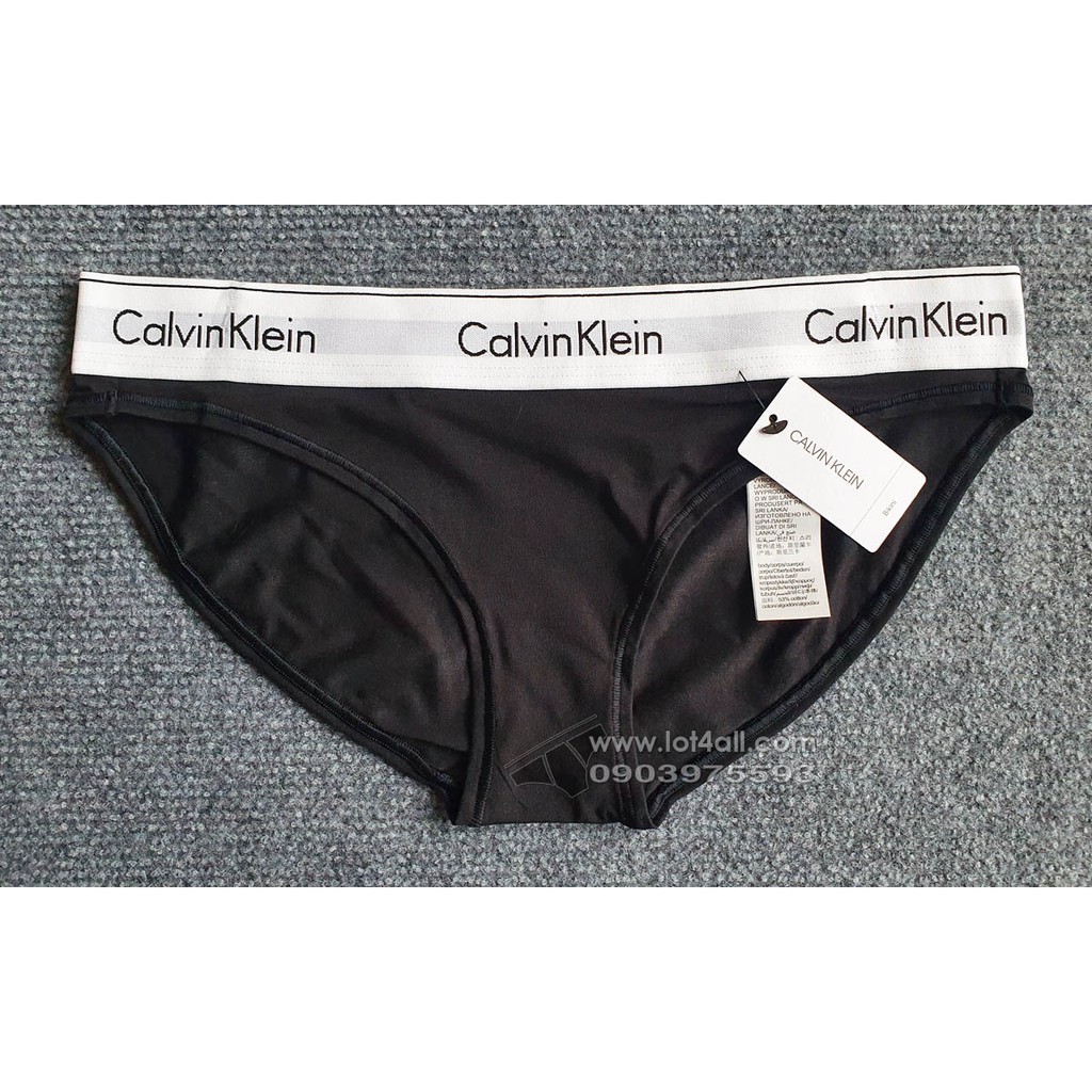 [CHÍNH HÃNG] Quần lót nữ Calvin Klein F3787 Modern Cotton Modal Bikini Black