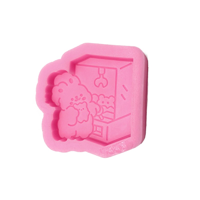 Khuôn Làm Thạch Cao Hình Thỏ Mini Dễ Thương Bằng Nhựa Epoxy