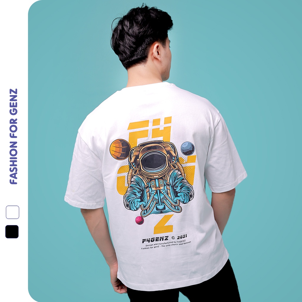 Áo thun tay lỡ nam nữ Phi Hành Gia F4GENZ Local Brand - Áo phông unisex form rộng Cotton Cao cấp phong cách Streetwear | BigBuy360 - bigbuy360.vn