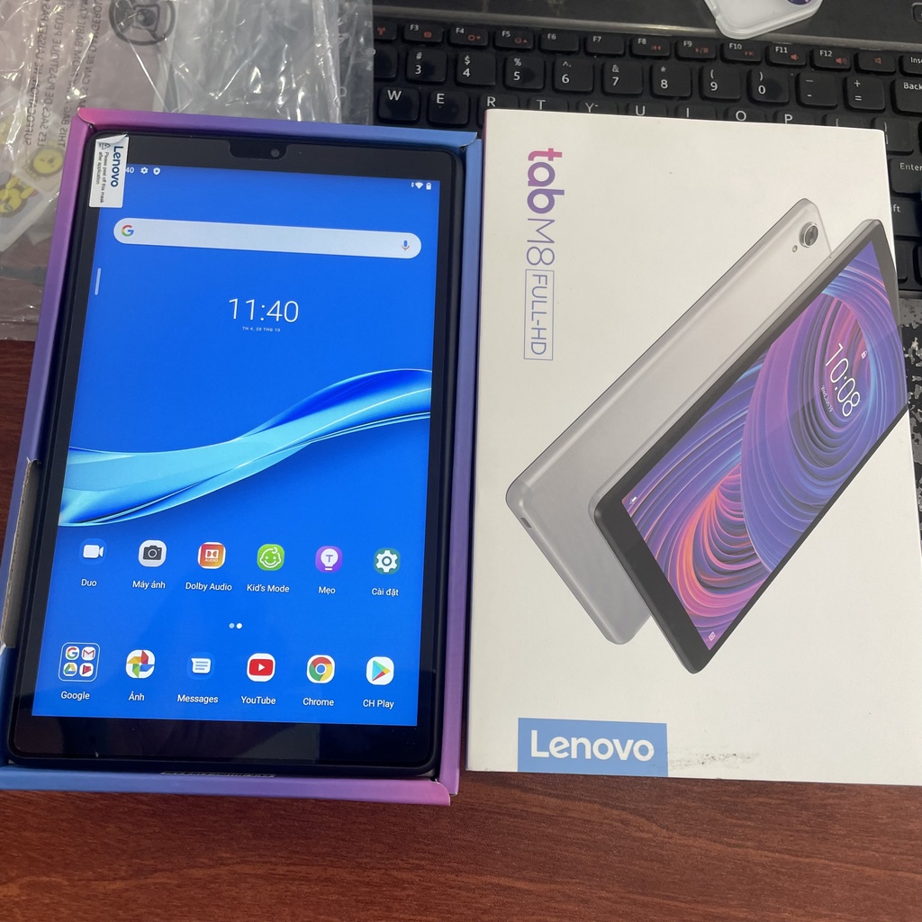 Máy Tính Bảng Lenovo Tab M8 FullHD, 4G Nghe Gọi, Ram 3Gb, Bộ Nhớ 32Gb, Màn FullHD | BigBuy360 - bigbuy360.vn