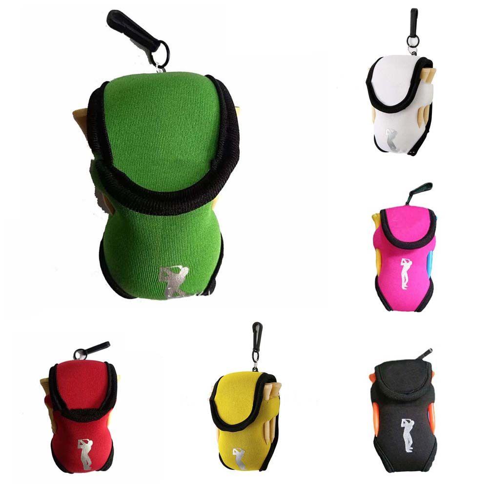 Túi Đựng Bóng Golf Đeo Hông Bằng Cao Su Tổng Hợp Cỡ Nhỏ Tiện Dụng Giá Đỡ