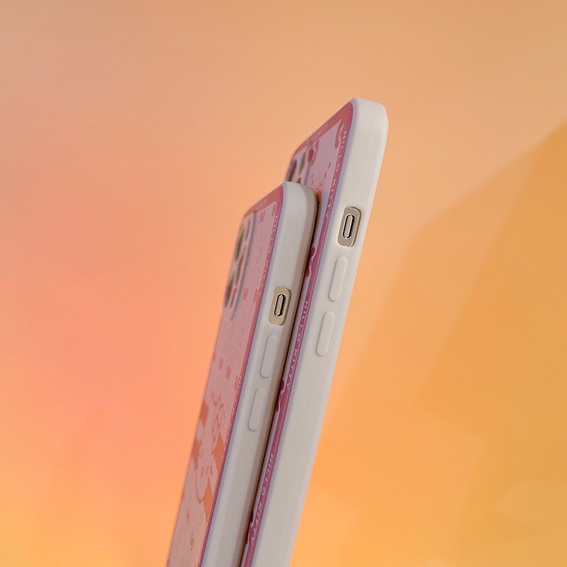 Ốp Lưng Iphone Cạnh Vuông, Bảo Vệ Camera Hình Hello Kitty ip 7Plus,8Plus,x,xs,xsmax,11,11promax,12,12promax,13,13promax