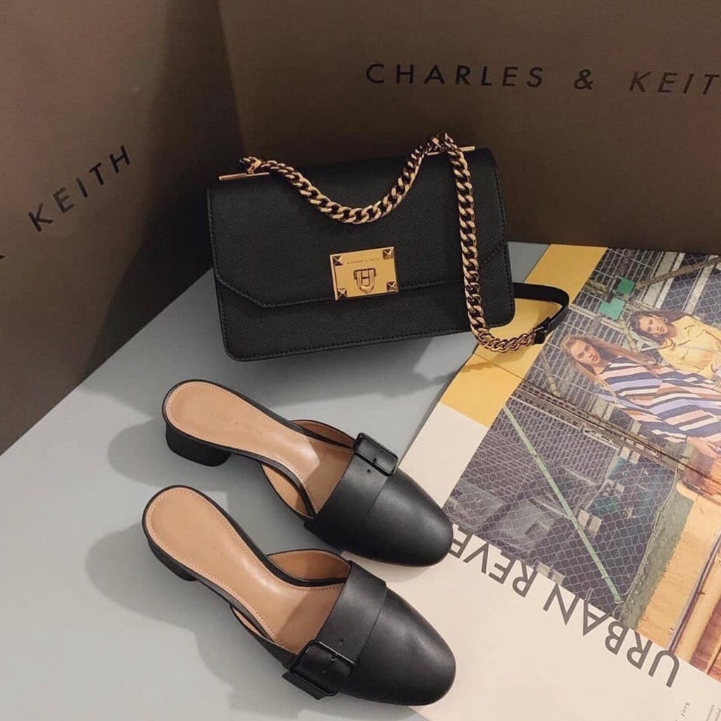 Sục CHARLES & KEITH màu đen size 36