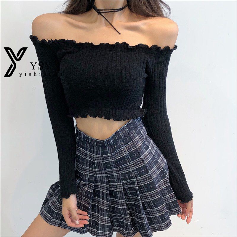 💓Áo croptop trễ vai | BigBuy360 - bigbuy360.vn