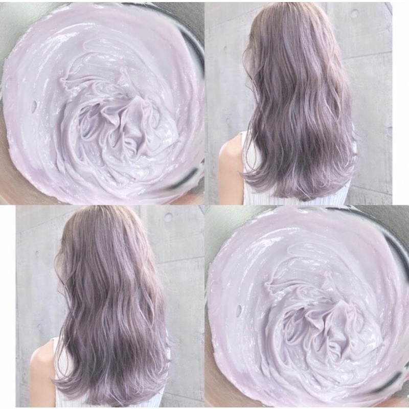 Thuốc nhuộm tóc màu Tím Khói phải Tẩy Tóc của Hàn Quốc | FB Thuốc Nhuộm Tóc