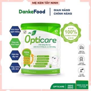 Sữa Opticare Pedia 380g, 850g - Bé ăn ngon, tăng cân, giảm táo bón