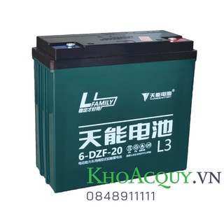 Ắc quy Thiên Năng Tianneng 6-DZF-20 12V 20AH
