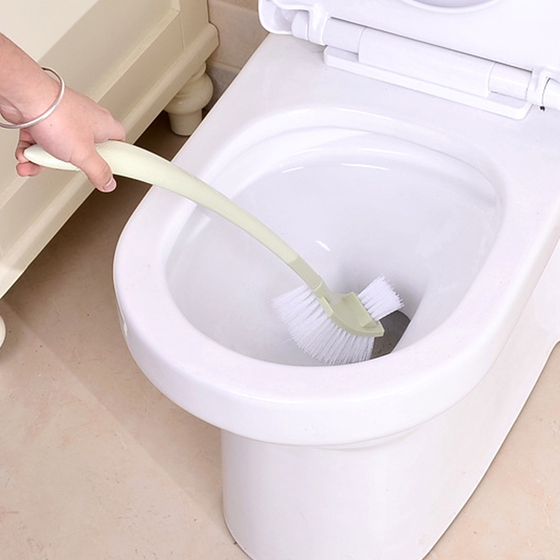 Bàn Chải Vệ Sinh Toilet Hai Mặt Bằng Nhựa Mềm