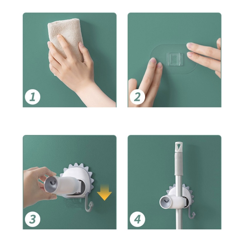 Móc Treo Cây Lau Nhà Gắn Tường Đa Năng