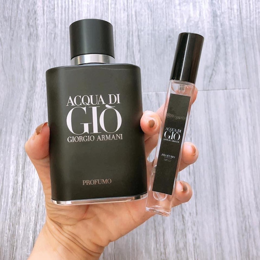 [Mẫu thử] Nước hoa nam Acqua Di Gio Profumo - Giò đen