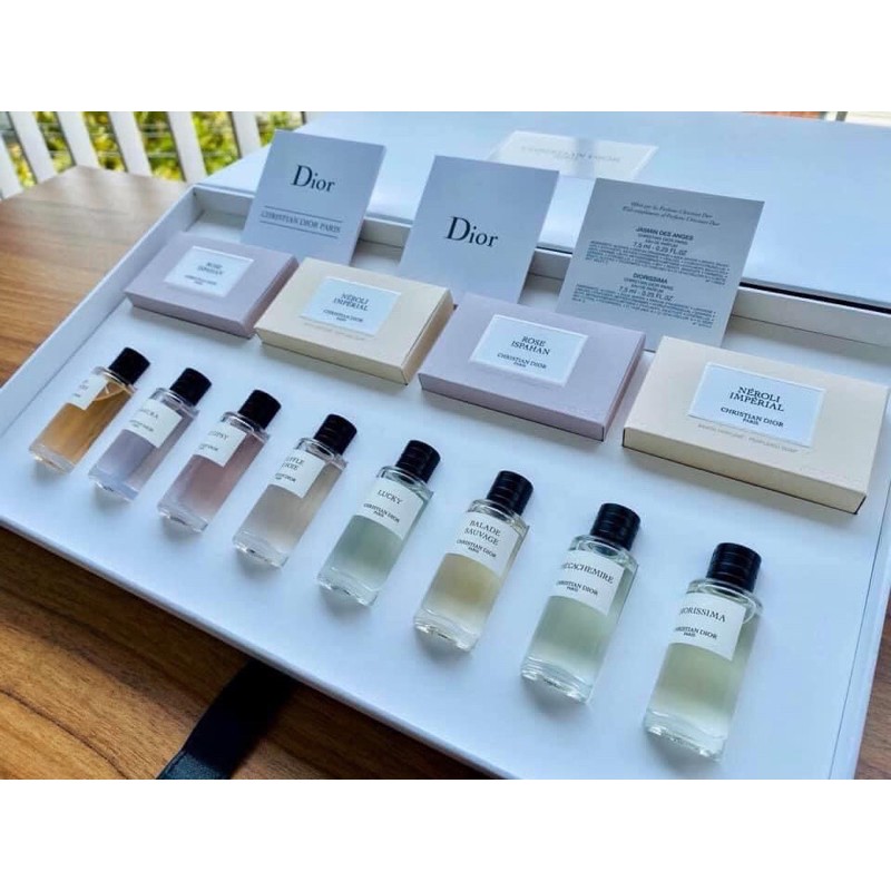 Set nước hoa Maison Christian Dior 8x7,5ml + xà bông tắm 4x50g | Thế Giới Skin Care