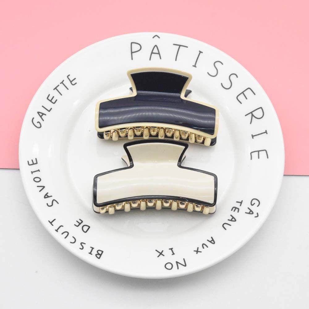 Kẹp Tóc Càng Cua Họa Tiết Hình Học Thời Trang Cho Nữ