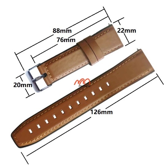 Dây da lưng nhựa Huawei Watch GT2 42mm hiệu King