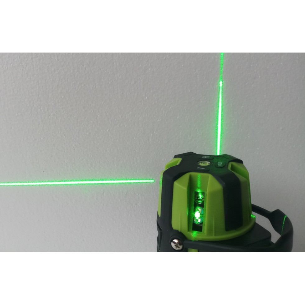 Máy cân bằng laser 5 tia xanh-Trụ máy sở có thể xoay 360°tự do