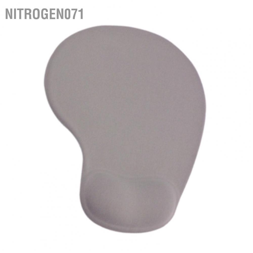 Nitrogen071 Wrist Rest Mouse Pad Ergonomic Design Soft Comfortable Pain Relief Support Silicone