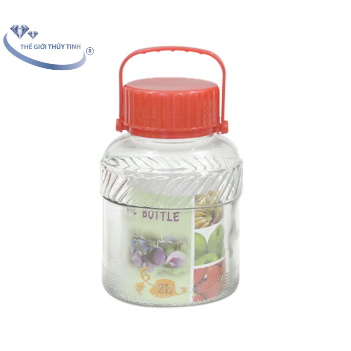 BÌNH NGÂM RƯỢU QUAI 1L