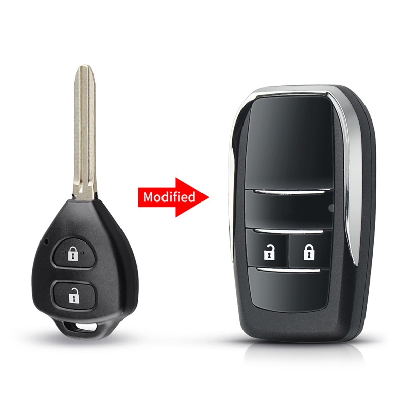 Vỏ Bọc Chìa Khóa Điều Khiển Từ Xa 2 / 3 / 4 Nút Cho Xe Hơi Rei