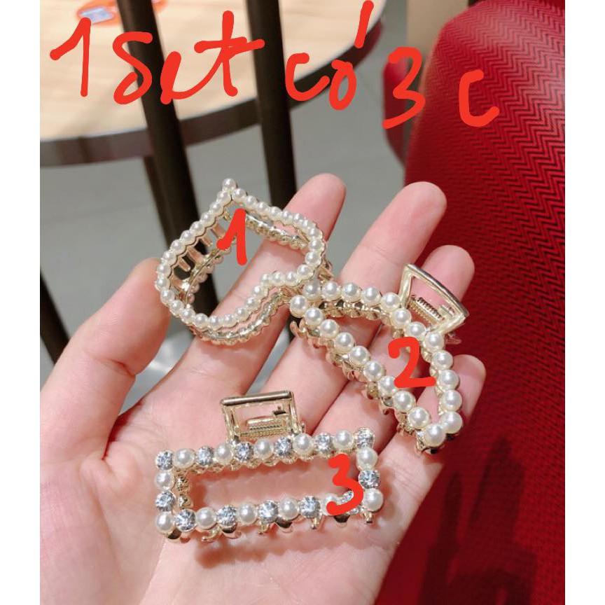 Set 3 kẹp tóc kim sa 69k/3c