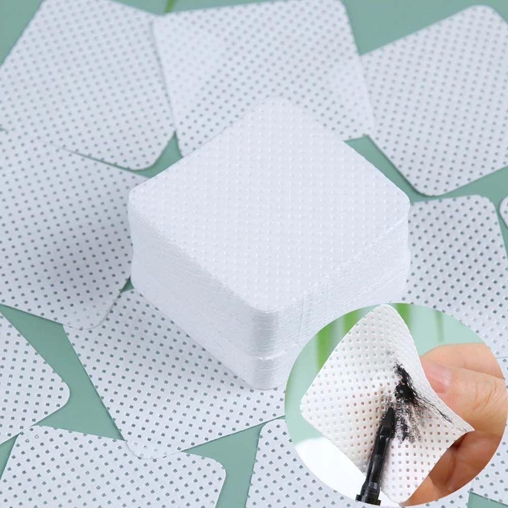 Bộ 300 Miếng Bông Tẩy Trang Làm Sạch Sơn Móng Tay Ma Thuật Không Xơ Vải Dành Cho Bạn Nữ