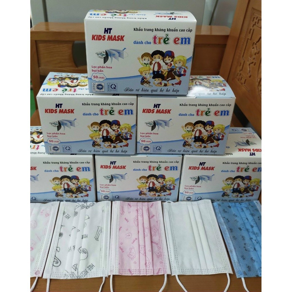 Khẩu Trang Y Tế 4 Lớp. 50 CÁI / 1 Hộp. Loại dày. | BigBuy360 - bigbuy360.vn