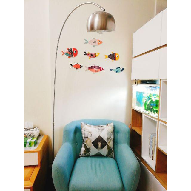 BỘ CÁ  TREO TƯỜNG BIGSIZE - 9 EM CÁ DECOR.IG380.3