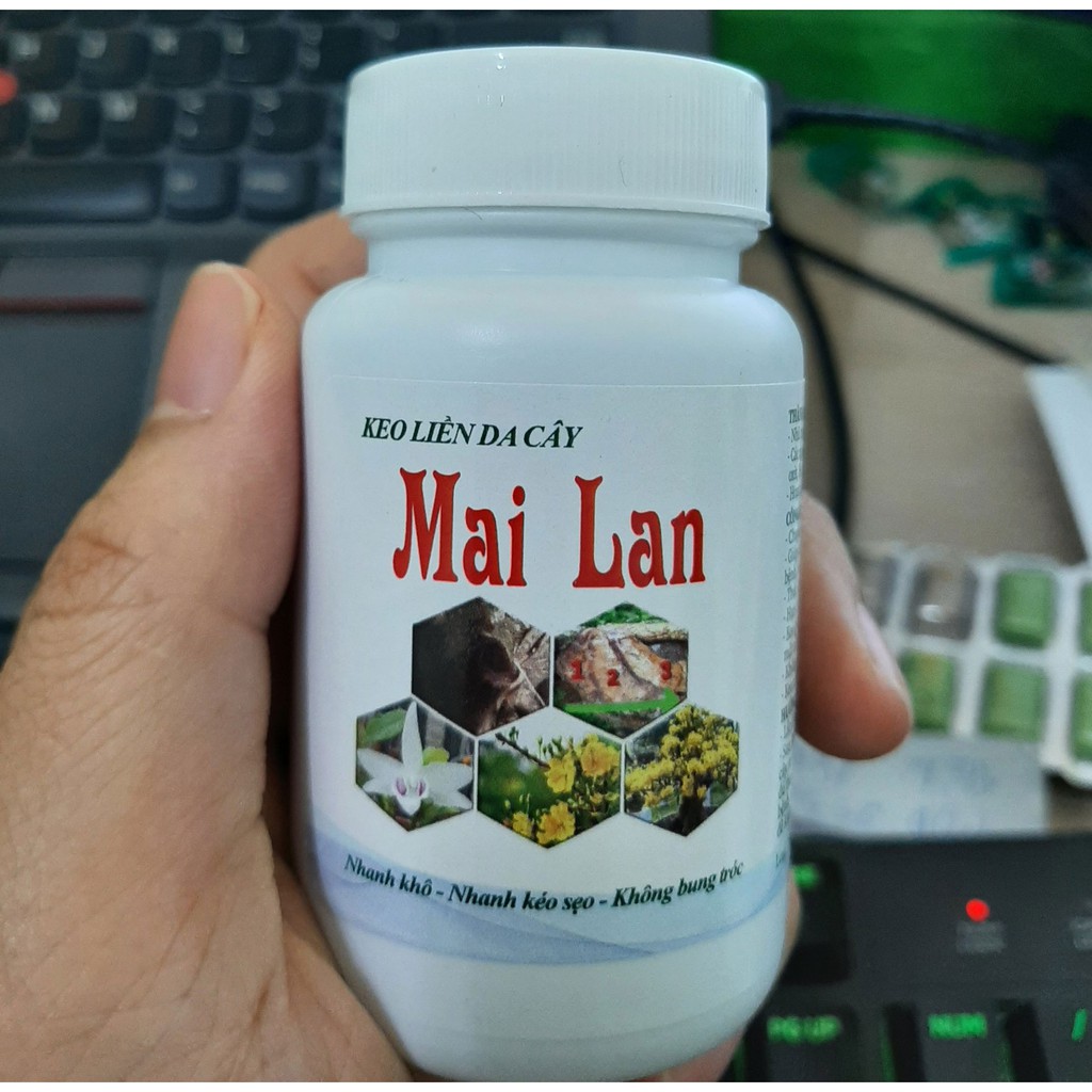 Keo liền sẹo cho cây, keo liền da cây Mai Lan 100gr.