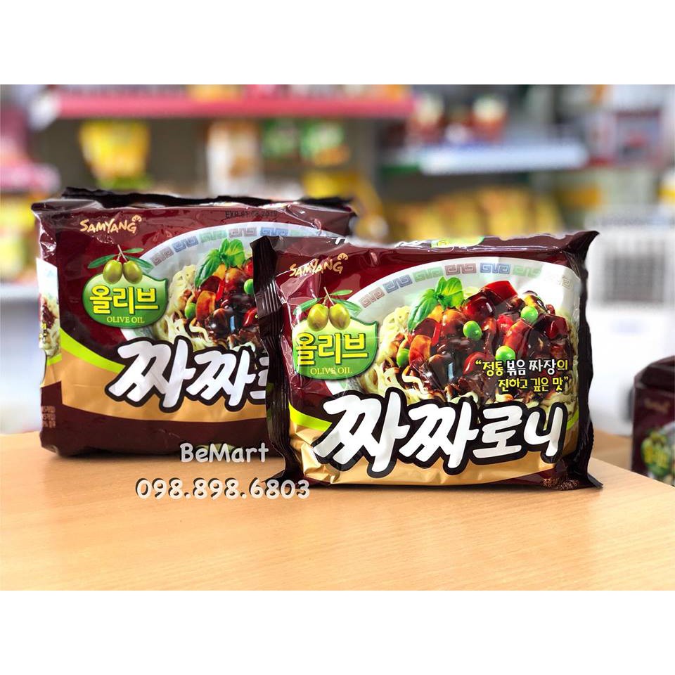 Mỳ trộn Tương đen Samyang gói140gr - Hàn Quốc