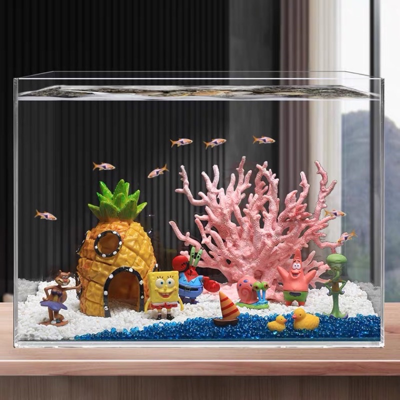 Mô hình Ngôi nhà Bọt biển SpongeBob SquarePants Trang trí bể cá