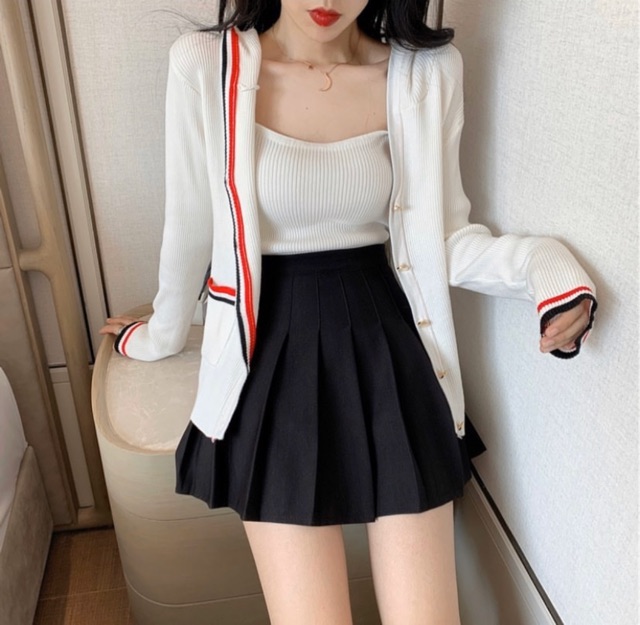 [Mã FAMAYWA giảm 10K đơn 50K] CHÂN VÁY TENNIS ĐEN TUYỀN CÓ QUẦN TRONG | BigBuy360 - bigbuy360.vn