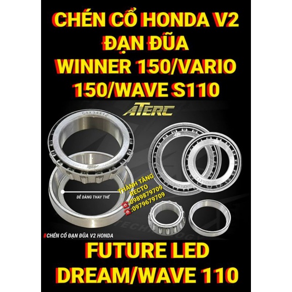 CHÉN CỔ ĐẠN ĐŨA DÙNG CHO WINNER 150/VARIO 150/WAVE S 110/FUTURE LED/DREAM/WAVE 110/ VÀ CÁC DÒNG 110CC...ATE RACING