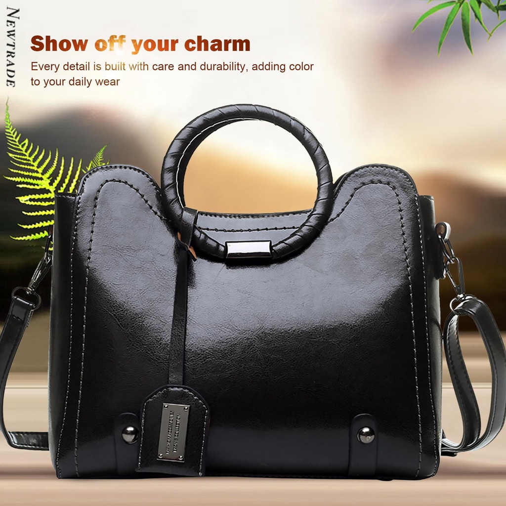 Purses and Handbags for Women Ladies PU Leather Top Handle Shoulder Tote