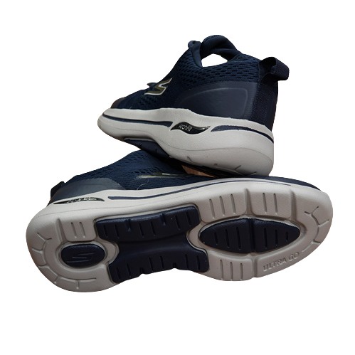 Giày thể thao Skech nam UltraGO đế cao xuất dư- Xanh navy