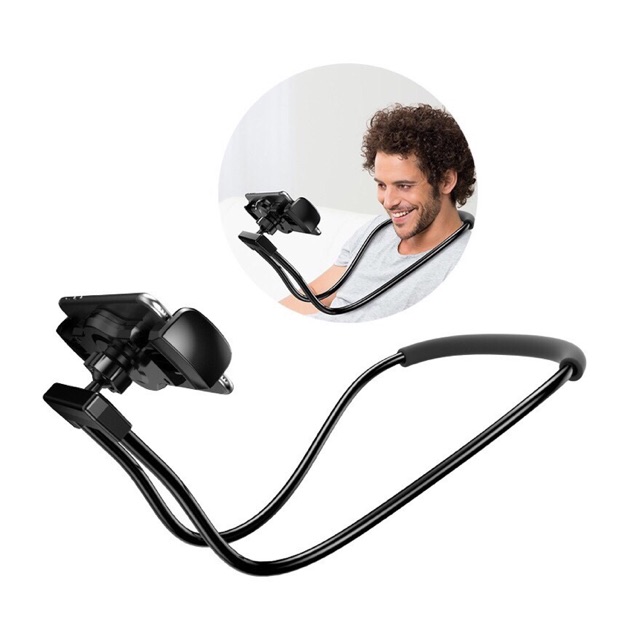 Giá đỡ kẹp điện thoại quàng cổ Lazy Holder