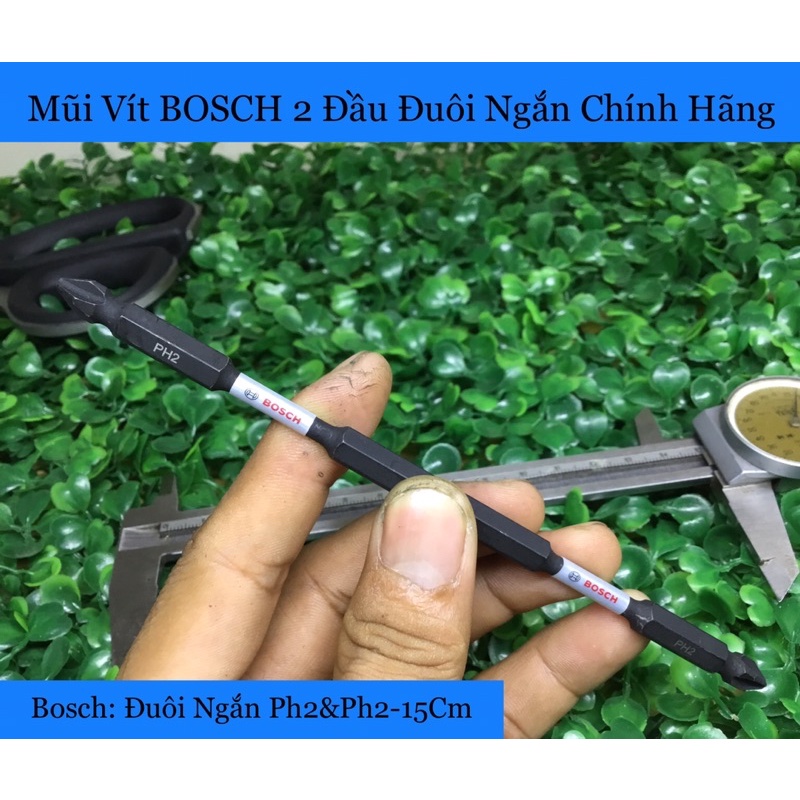 Mũi Vít BOSCH Đuôi Ngắn Có từ Ph2&Ph2-15Cm