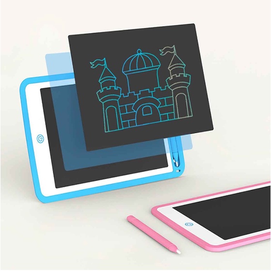 Bảng vẽ tự xóa điện tử 3D , bảng viết vẽ thông minh 8.5,12 inch màn hình LCD đa sắc đồ họa đẹp kèm bút dạy học