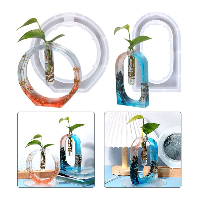 Khuôn Silicone Làm Chậu Cây Thủy Canh Chuyên Dụng