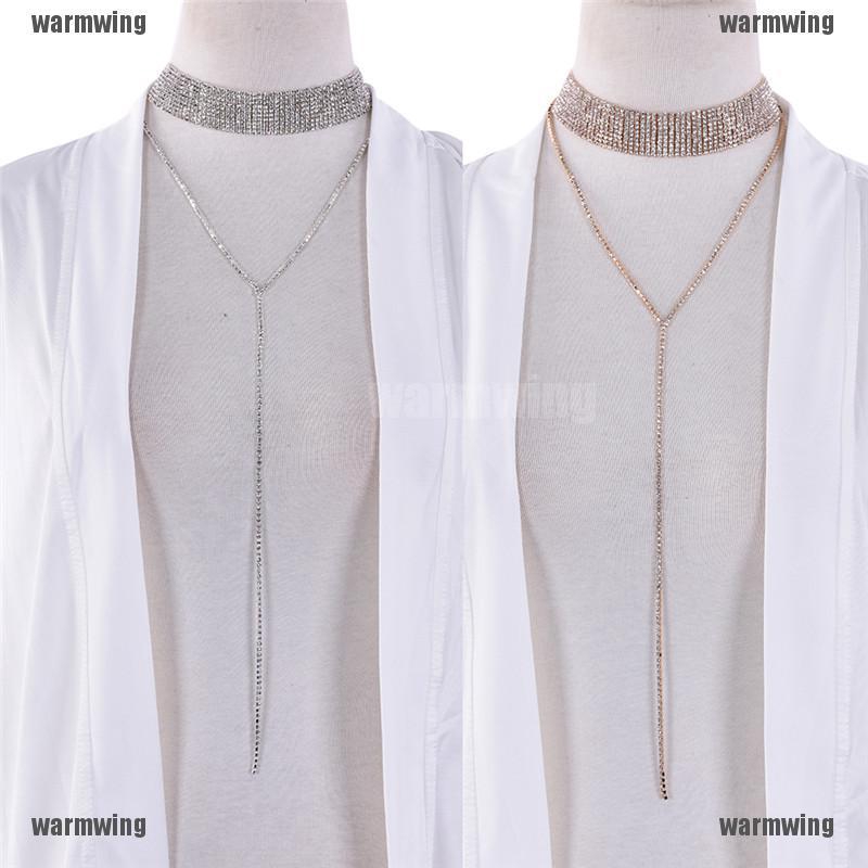 Vòng Cổ Choker Đính Đá Thời Trang Cho Nữ
