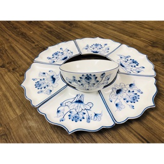 Bộ đồ ăn hoa mặt trời- vẽ hoa sen