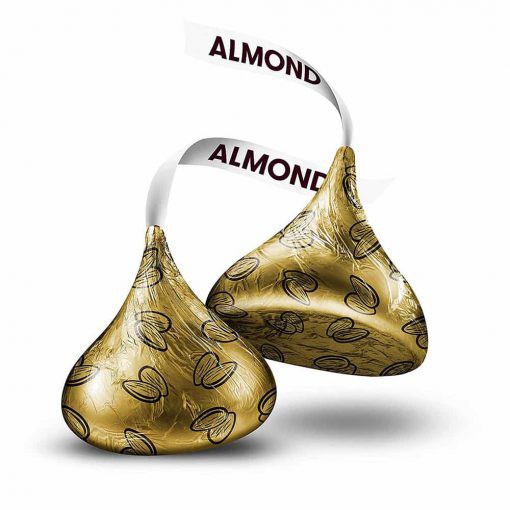 HERSHEY’S KISSES MILK CHOCOLATE WITH ALMONDS - USA ( SOCOLA SỮA HẠNH NHÂN) - 283G